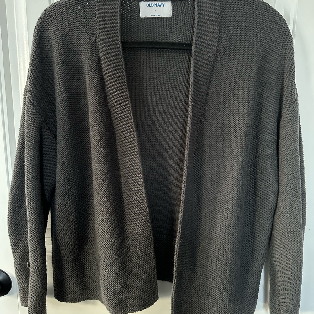 Old Navy Women's Charcoal Cardigan